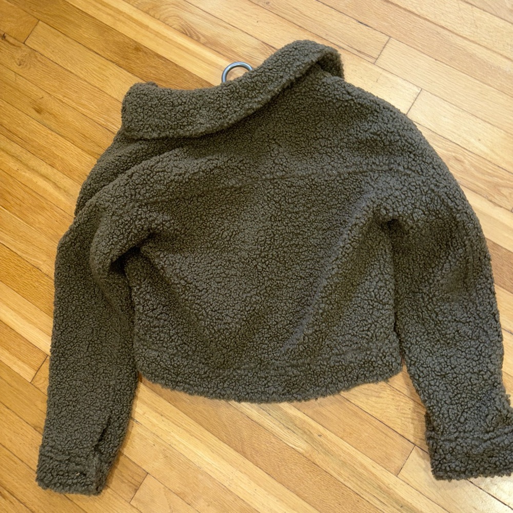 Green sherpa jacket - Picture 4 of 5